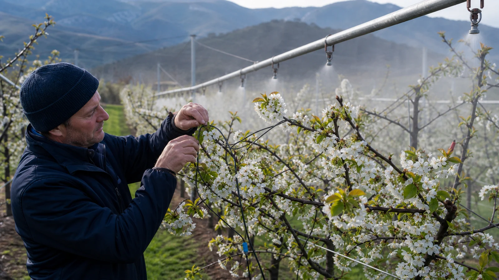 Agriculture operational context for Cherries of Eden Monitored by Nvirosense™