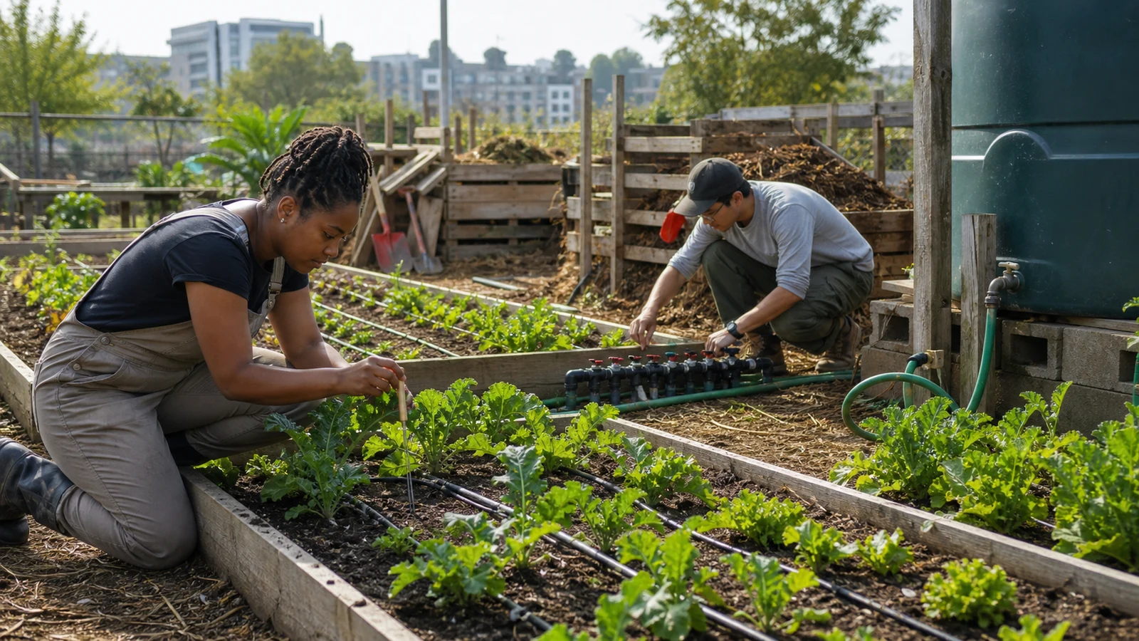Agriculture operational context for IoT for Home, Indoor and Community Vegetable Production