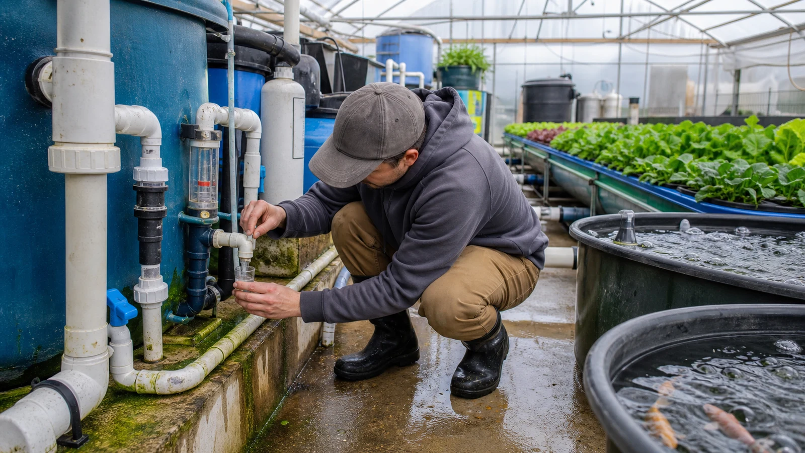 Water operational context for Smart Monitoring in Aquaponics and Hydroponics