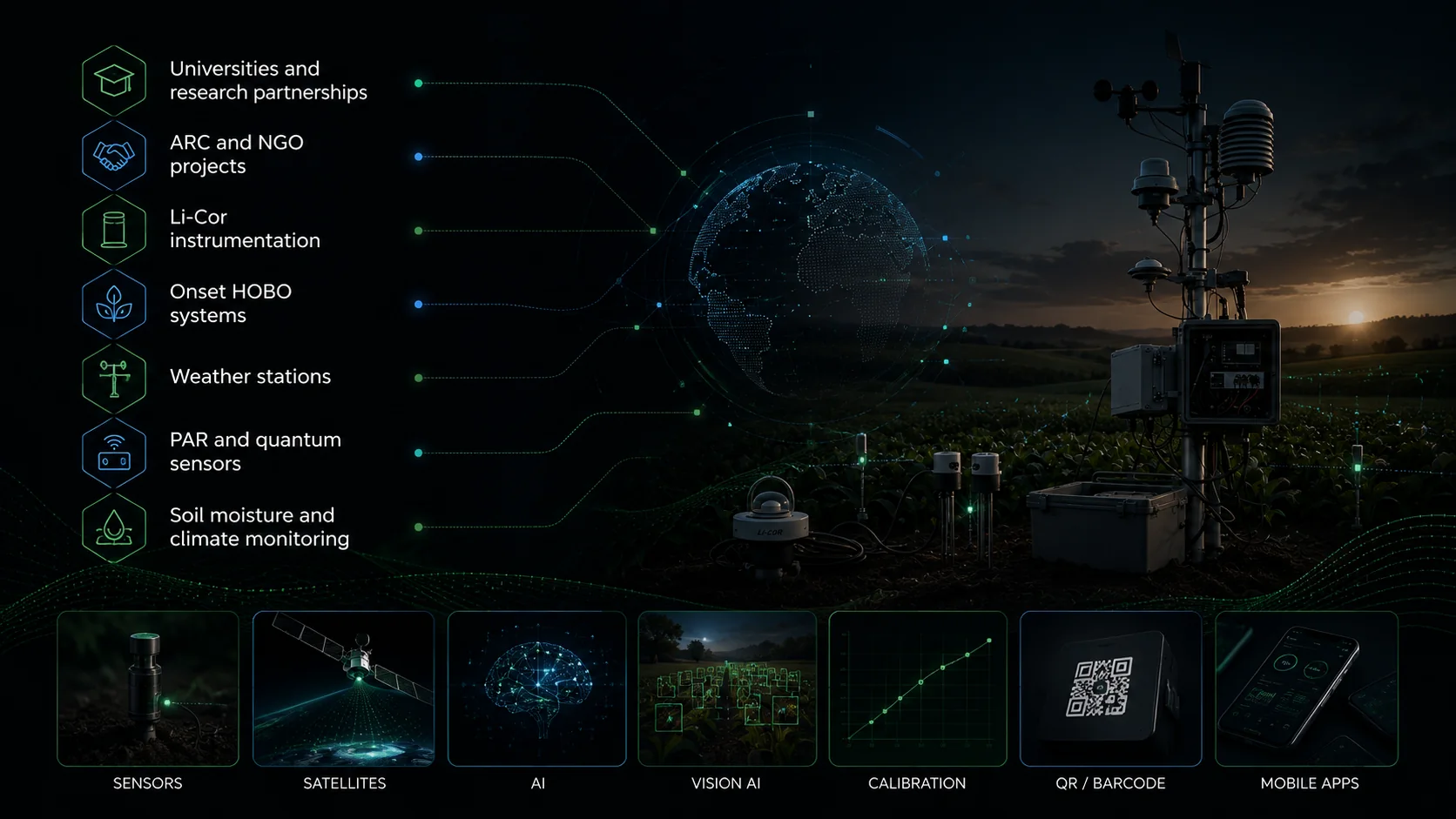Research grade environmental intelligence for commercial agriculture