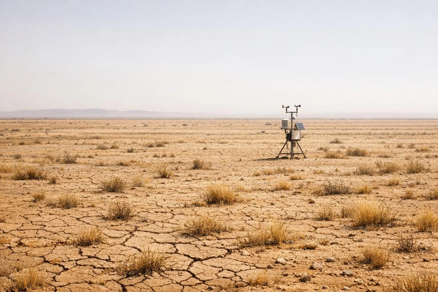 Agricultural field representing the visibility problem across large farm areas